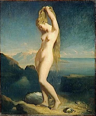 Theodore Chasseriau Venus of the sea oil painting image